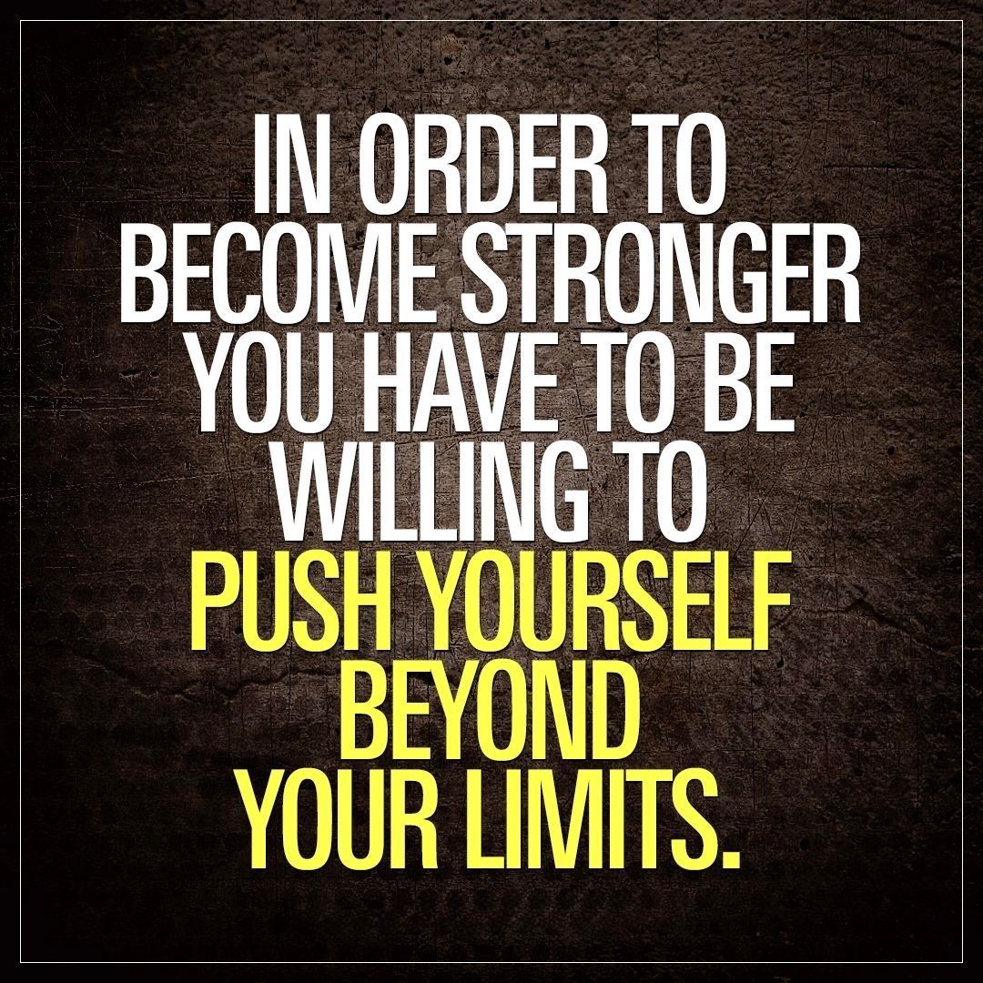 The most successful people go just a little bit further when they think they can't go anymore.