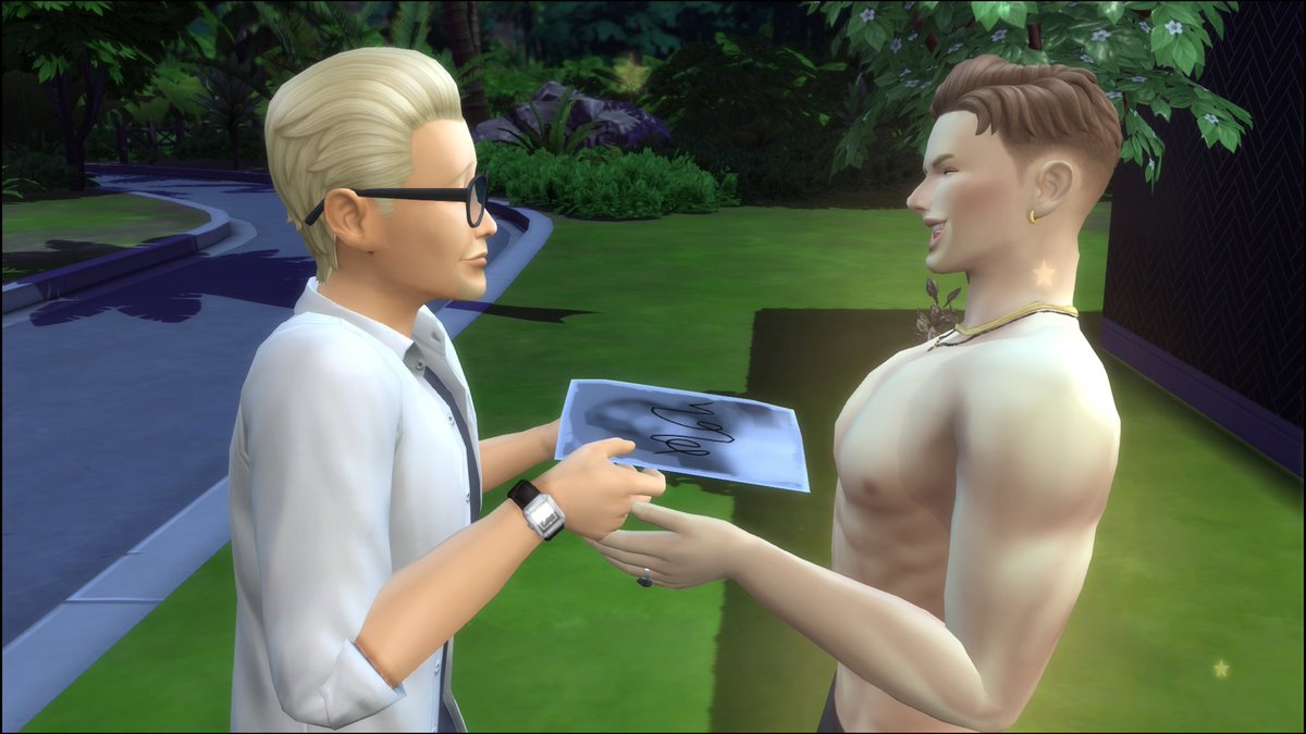 bartley_sims4's tweet photo. #同棲 開始したので、モーガンを個人的好みに少し変えさせてもらいました^^
優しい顔つきになって良き！
無職なのは困っちゃうのですぐに #仕事 を探しまして、モーリスは #医者 になることにしました～
初めての仕事、出勤したら頑張ろうね！
#Sims4 #シムズ4 https://t.co/m6NV9ES6OA