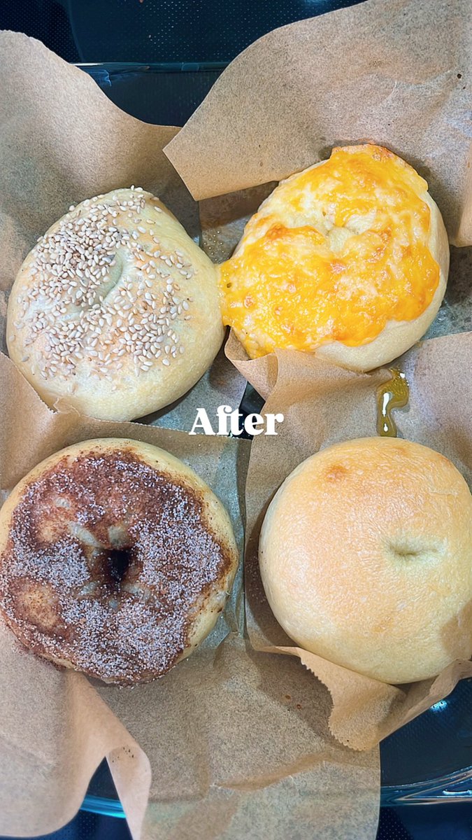 jun_tronto's tweet photo. ベーグル🥯初めて作ったけど、簡単だったし色んな種類を少しずつ作れていいな💡

#トロントライフ #トロント看護師 https://t.co/hFD8eGxlOt