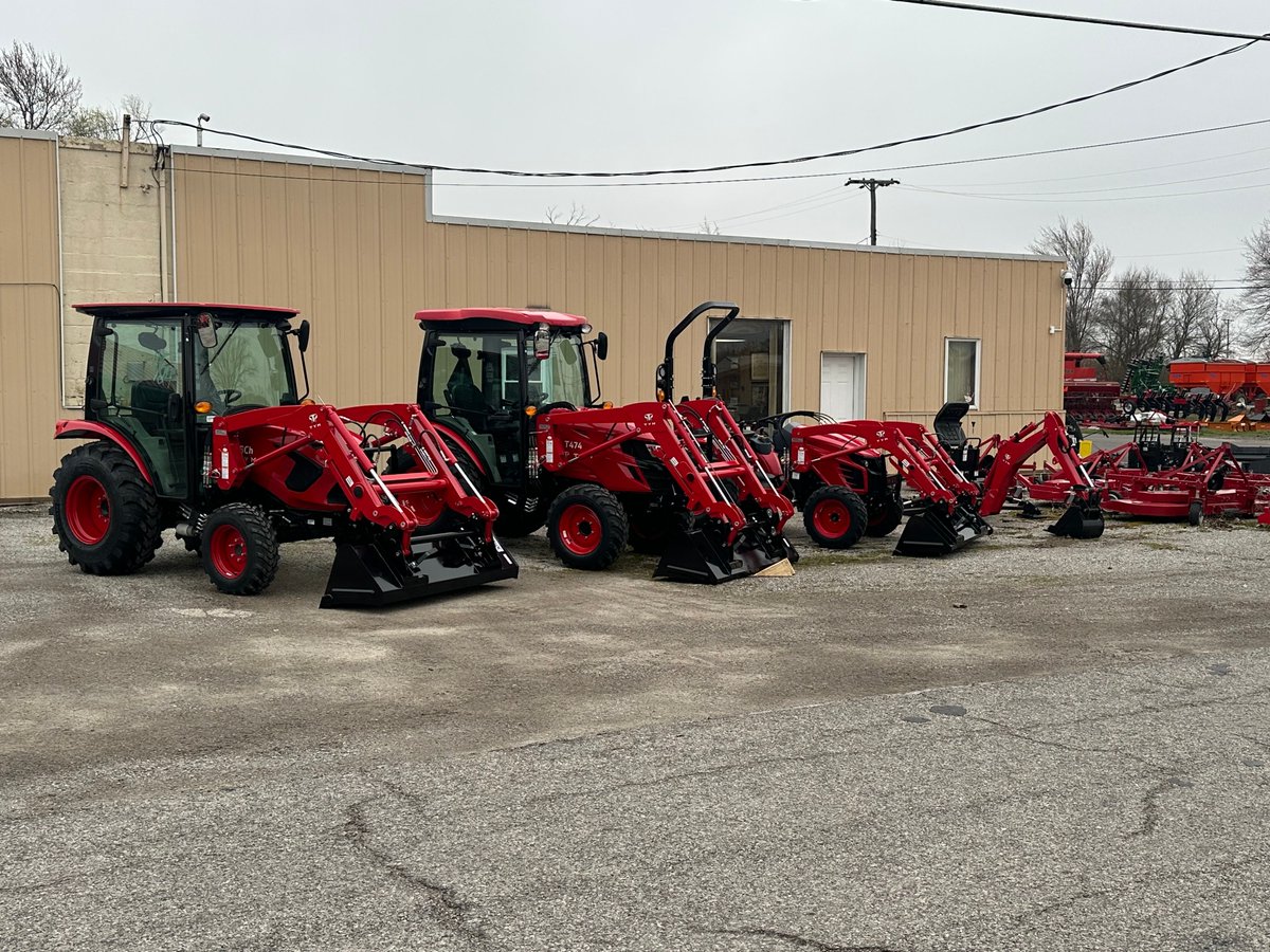 HolgateImpSales's tweet photo. Looks like the Easter Bunny came early! 🐰🚜 NEW TYM Tractors are here, just in time for your Spring projects. Enjoy great cash rebates and low financing options. Discover the TYM Difference: Get More, Do More! #SpringProjects #TYMTractors https://t.co/Dg55kQ1rag