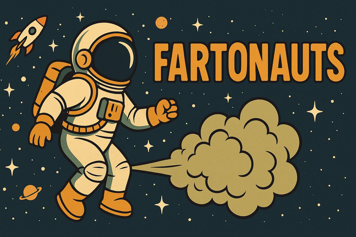 fartonaut123's tweet photo. The bots are out and the real fartonauts are taking over. Tommorow the whole world will speak about.
One small fart for a human. A big ass fart for humanity 
#fartonauts #cryptofarts https://t.co/wFcSGOxsbL