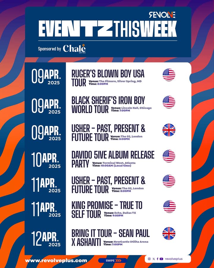 RevolvePlus's tweet image. Catch your favourite artists and lifestyle personalities in a city new you. Don’t miss out on the fun—mark your calendars and join in for an unforgettable weekend!

#revolveplus #RVevents #WeekendEvents #LiveMusic #ArtShow #FoodFestival #Music #FunWeekend