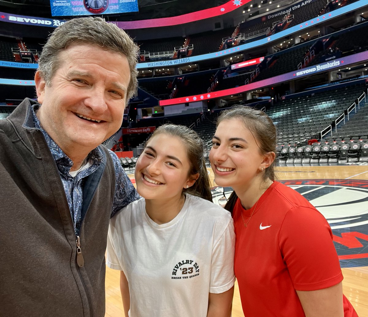 Dave Johnson (@davejsports) on Twitter photo Special Sophie and Emma Zirkin from <a href="/ParkBruins/">Park School Bruins</a> shooting 3s and raising money for <a href="/GO2forLungCancr/">GO2 for Lung Cancer</a> <a href="/AugensteinWTOP/">Neal Augenstein</a> More on <a href="/WashWizards/">Washington Wizards</a> Radio <a href="/team980/">The Team 980</a> 1500 AM Apps <a href="/NBA/">NBA</a> <a href="/SIRIUSXM/">SiriusXM</a> <a href="/Audacy/">Audacy</a> <a href="/chasedcsports/">Chase Hughes</a> <a href="/mr_wrightsr/">Chris Wright</a> <a href="/glennconsor/">Glenn Consor</a>
#RadioParty #ForTheDistrict Special Sophie and Emma Zirkin from <a href="/ParkBruins/">Park School Bruins</a> shooting 3s and raising money for <a href="/GO2forLungCancr/">GO2 for Lung Cancer</a> <a href="/AugensteinWTOP/">Neal Augenstein</a> More on <a href="/WashWizards/">Washington Wizards</a> Radio <a href="/team980/">The Team 980</a> 1500 AM Apps <a href="/NBA/">NBA</a> <a href="/SIRIUSXM/">SiriusXM</a> <a href="/Audacy/">Audacy</a> <a href="/chasedcsports/">Chase Hughes</a> <a href="/mr_wrightsr/">Chris Wright</a> <a href="/glennconsor/">Glenn Consor</a>
#RadioParty #ForTheDistrict
