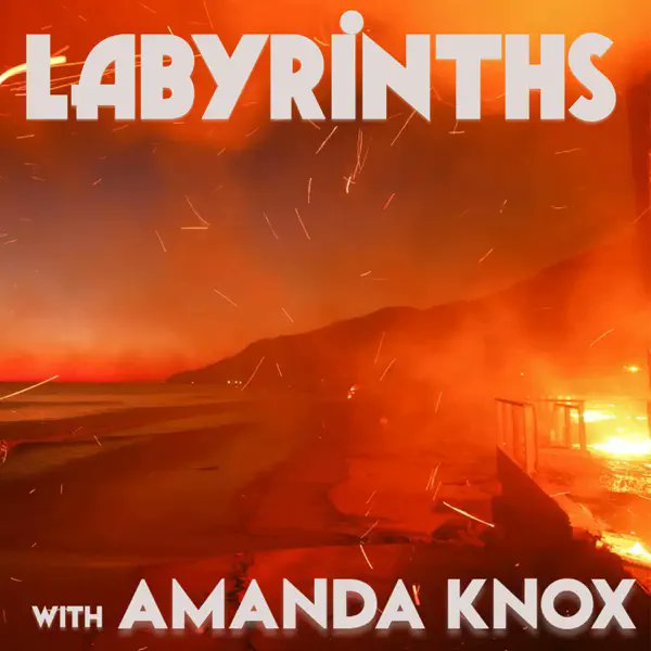 amandaknox's tweet photo. Please check out the latest episode of #Labyrinths, where I chat with @rothschildmd about the LA fires and conspiracy theories. https://t.co/ERtvHOMObx