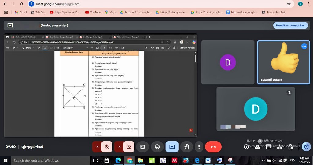 TutorMath__'s tweet photo. 7) Latihan Materi Ciri² Bangun Datar #kelas5

#3/3/25 #latepost https://t.co/1zSbGoJ9Cx