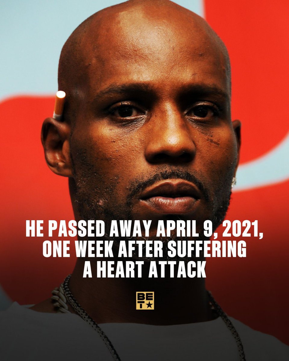 BET's tweet photo. Celebrating the life and legacy of DMX, 4 years after his passing. His music, raw and real, left an indelible mark on hip-hop. Forever a legend. #DMXForever #HipHop #EarlSimmons https://t.co/83UqjJaPGj