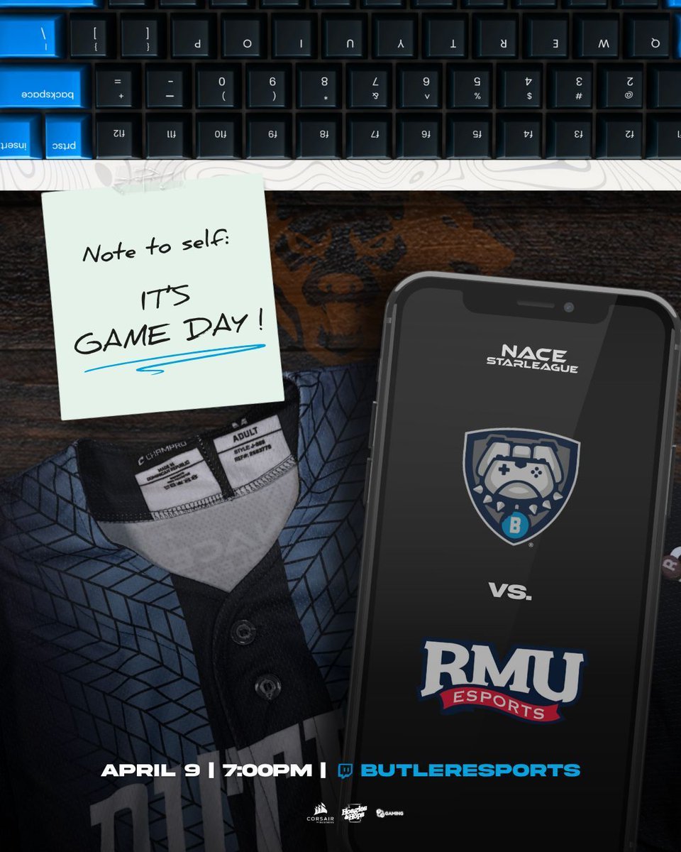 ButlerEsports's tweet photo. ๐๐ค๐ฉ๐ ๐ฉ๐ค ๐จ๐๐ก๐: ๐๐ค๐ฃ๐๐๐๐ฉโ๐จ ๐ฉ๐๐ ๐ฃ๐๐๐๐ฉ! ๐
#ButlerCoD faces off against @RMUPAEsports in the finals of the #NACEStarleague Playoffs! ๐ฅ
Be sure to cheer on the Dawgs tonight at 7 PM EST on https://t.co/4nlvCOgVHI! ๐ถ
#DawgDiff #ButlerEsports https://t.co/RQHlcwlsbR