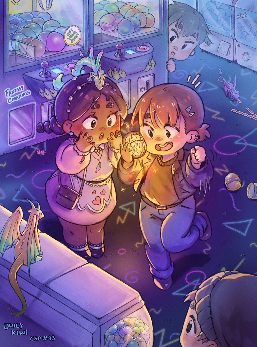 I managed to make en entry 😭 yippie!
app: clip studio paint #cspcontest43