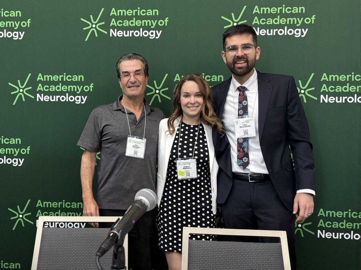 Fábio Nascimento (@fabnascimen) on Twitter photo Always awesome to jam with you both, Drs. <a href="/REMatthewsMD/">Rebecca E. Matthews, MD</a> & Selim Benbadis! 📚👩🏫👨🏫👨🏫🧠
2025 #AANAM | C50: Normal #EEG, Normal Variants, and How to Avoid the Common Pitfall of Overreading Always awesome to jam with you both, Drs. <a href="/REMatthewsMD/">Rebecca E. Matthews, MD</a> & Selim Benbadis! 📚👩🏫👨🏫👨🏫🧠
2025 #AANAM | C50: Normal #EEG, Normal Variants, and How to Avoid the Common Pitfall of Overreading