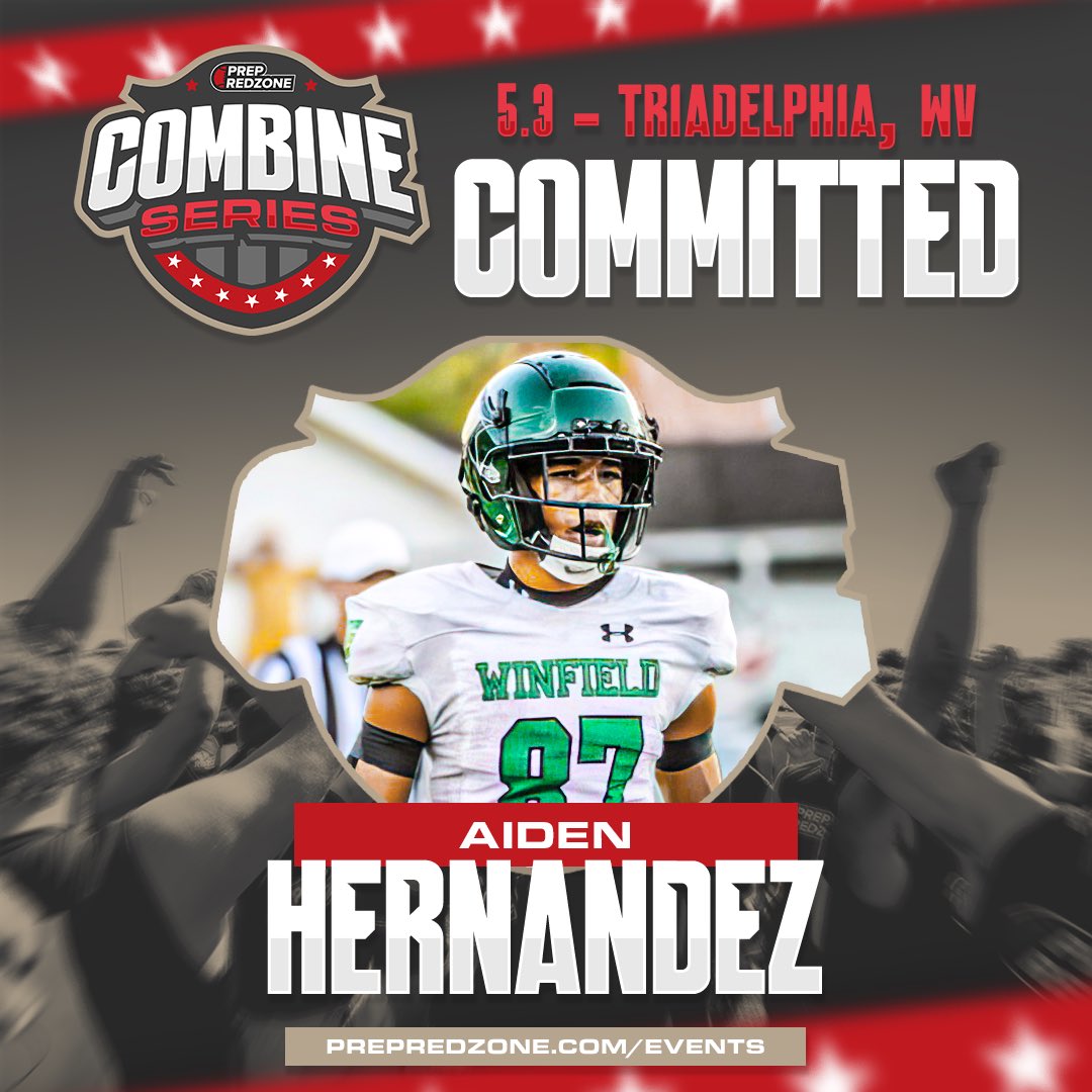 Prep Redzone West Virginia (@prepredzonewv) on Twitter photo 🔒 LOCKED IN!
Top 10 2026 WR <a href="/A_Hernandez_07/">Aiden Hernandez</a> is ready to compete at the Combine Series!
Join him in Triadelphia, WV on May 3rd below with discount code PRZWVCombine25! 👇
🔗: events.prepredzone.com/e/1484/registe…
#wvprepfb 🔒 LOCKED IN!
Top 10 2026 WR <a href="/A_Hernandez_07/">Aiden Hernandez</a> is ready to compete at the Combine Series!
Join him in Triadelphia, WV on May 3rd below with discount code PRZWVCombine25! 👇
🔗: events.prepredzone.com/e/1484/registe…
#wvprepfb
