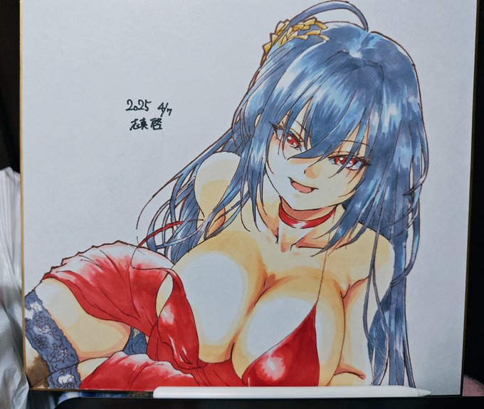 #アズールレーン #大鳳 進水日に描いたやつを仕上げました