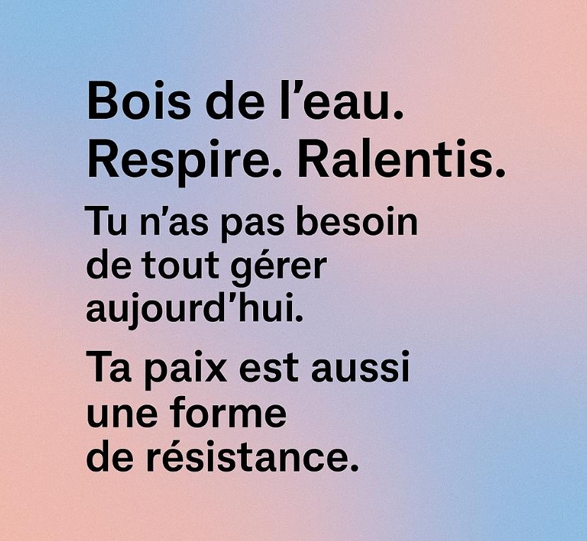 transamical's tweet image. Bonjour à toi,
Prends soin de toi ! 🌿 Bois de l’eau, respire profondément et ralentis ton rythme. Tu n’as pas besoin de tout gérer aujourd’hui. 😌
Ta paix est aussi une forme de résistance. Ne l'oublie pas. 💖
#TransVisibilityDay #TransDayOfVisibility
