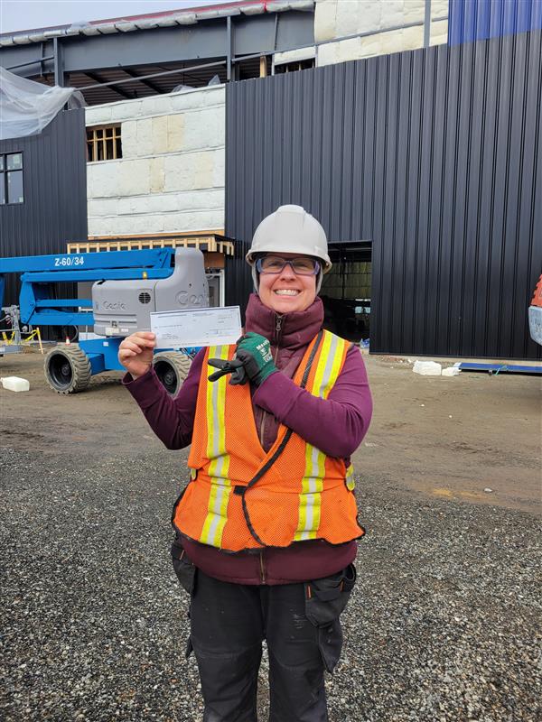 VICA_BC's tweet photo. 👷‍♀️ Congrats to Annie, our Women’s PPE Bursary recipient! This grant helps women &amp; nonbinary trades pros get the right gear to stay safe on the job. Link on our website to learn more! #WomenInConstruction #PPEForAll #VICA #Bursary #WomeninTrades https://t.co/YNCaojD1Hm