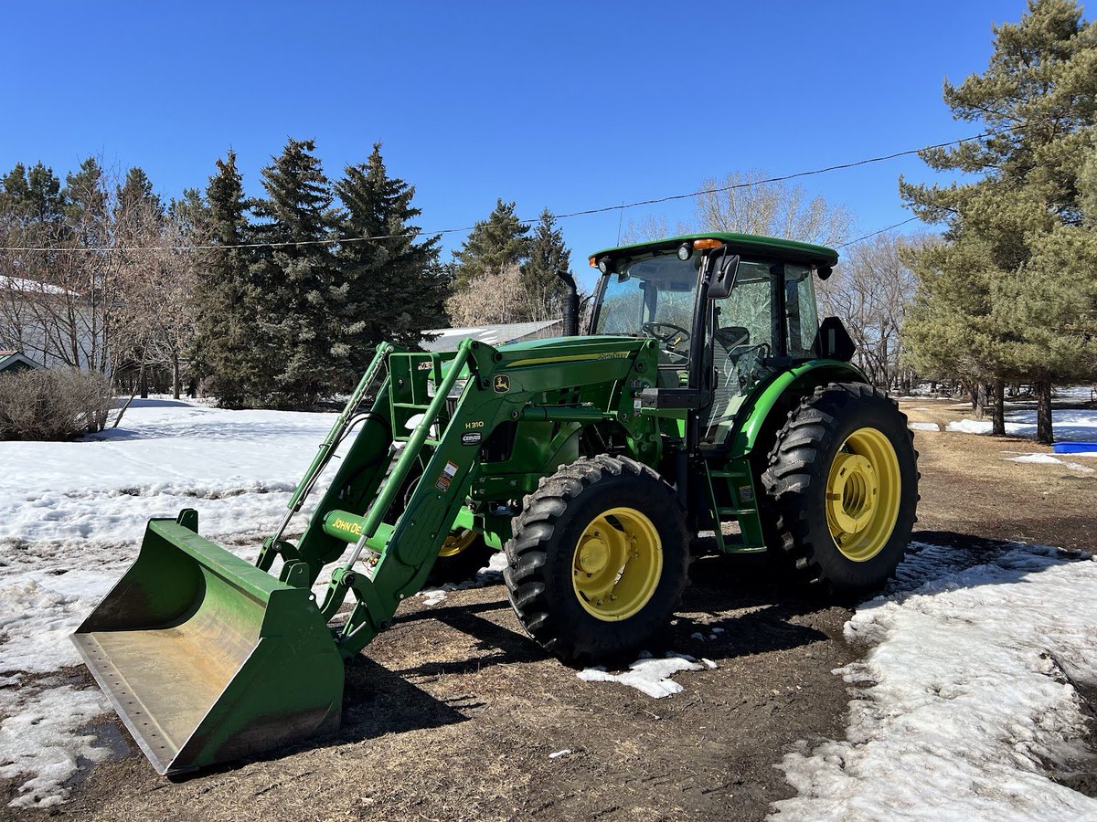 harder_water's tweet photo. Spring is in the air + tractor upgrade day so it's about as good as it gets. With the chaos that is the markets these days I'm pretty sure I made money pulling the trigger on this one 😉 Now just need to resist the temptation of getting all the attachments... #nomorebreakdowns https://t.co/gcE25QJCm4