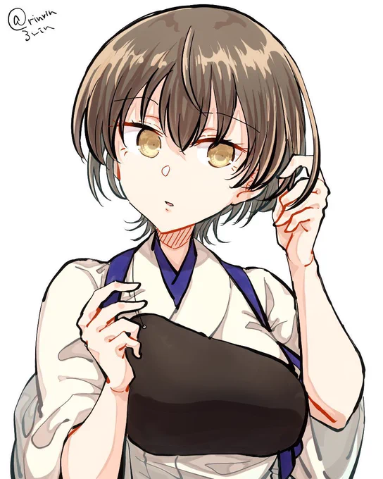 ショートの日なのでショートヘア加賀さん(再掲) 