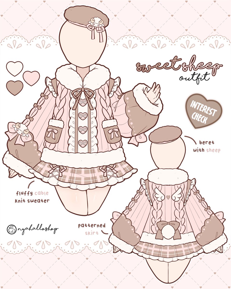 NyahalloShop's tweet photo. Sweet sheep outfit 🐑 https://t.co/Sym1TlH325