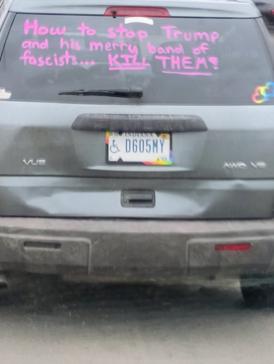 Mr_Swedge's tweet photo. Saw this nice person in Bloomington Indiana last week #libtard @elonmusk @FBIDirectorKash https://t.co/IKH4ed49Sv