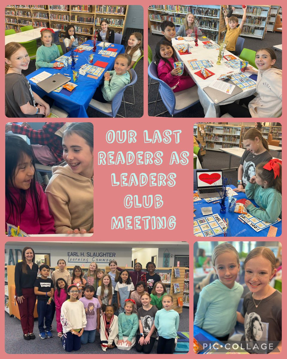 This club has been one of the most rewarding &amp; heartwarming parts of being a #schoollibrarian! We had a micro-party: book game, goodbyes, &amp; talk of continuing to read. I’m so proud of the 5th grade reader leaders! 🥰🥹 #itsaslaughterthing #wearemckinney #mymisdreads