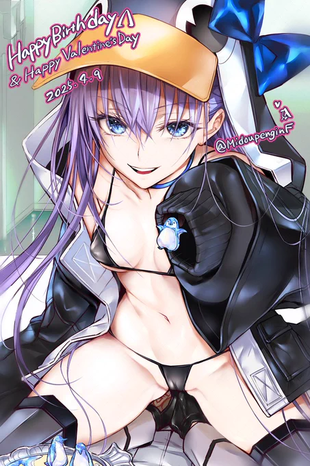 #メルトリリス生誕祭2025 バレンタインに間に合わないどころか誕生日にも間に合わなかった絵ですHappy Birthday &amp; Happy Valentine's day Λ !         
