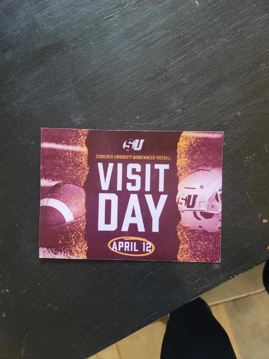 Max Smith (@furiousmaxxx) on Twitter photo I will be headed up to Schreiner University for a visit this weekend‼️‼️
<a href="/coachkeithallen/">Keith Allen</a> <a href="/cvilletigerstx/">Centerville ISD Athletics</a> I will be headed up to Schreiner University for a visit this weekend‼️‼️
<a href="/coachkeithallen/">Keith Allen</a> <a href="/cvilletigerstx/">Centerville ISD Athletics</a>