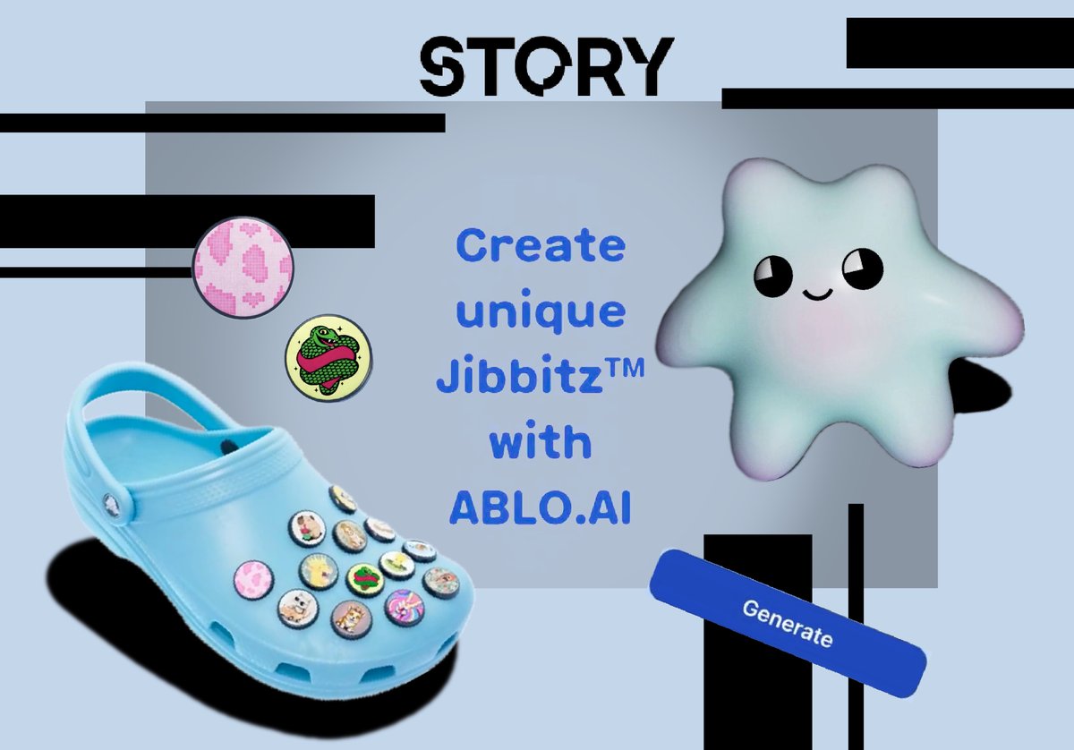 Totosha1284's tweet photo. With @ABLO_Official, you can design custom @Crocs Jibbitz™ like never before 👟✨

🧠 Powered by AI
🔐 Backed by IP on @StoryProtocol
No two Crocs are alike—this is what onchain creativity looks like.

#StoryProtocol #ABLO #Crocs #IPisInevitable @StoryProtocol https://t.co/DQTapImn47