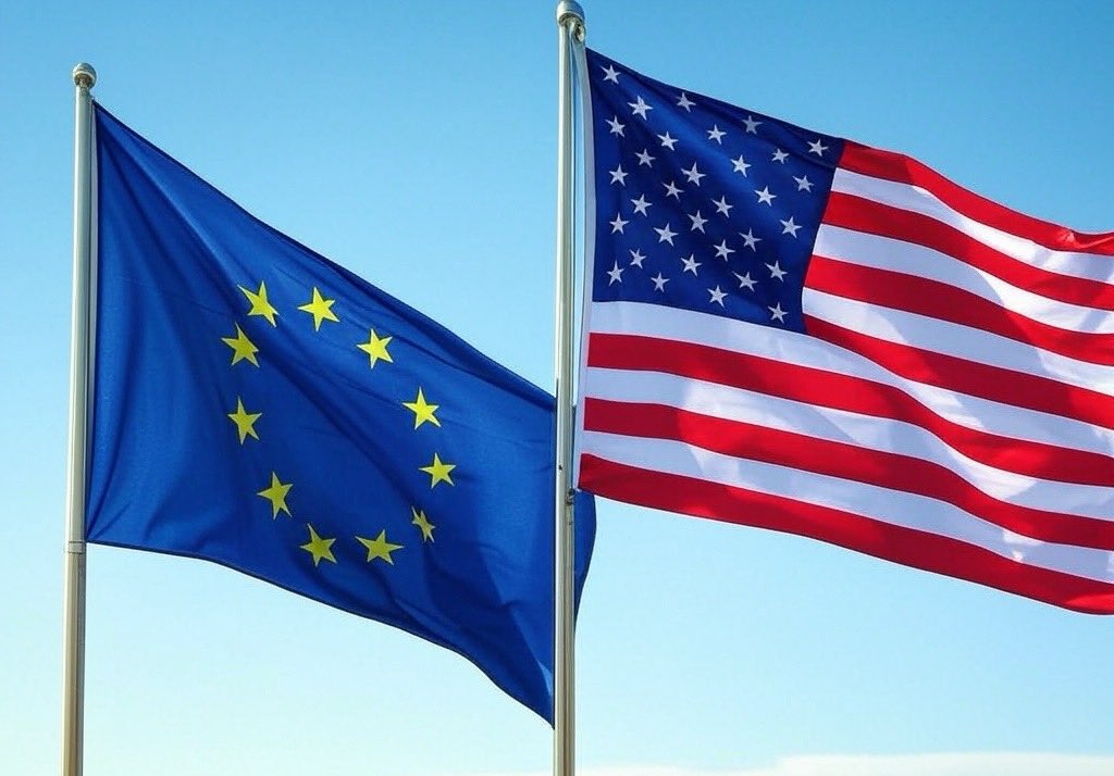 JinJooWon's tweet image. 🚨EU slaps 25% tariffs on US goods 🇪🇺💥: almonds, OJ 🍊, poultry 🐔, soybeans, steel ⚙️, aluminum, tobacco 🚬 &amp;amp; yachts ⛵. Retaliation mode ON! #EUTariffs #TradeWar #USvsEU 
unusualwhales.com/news/european-…