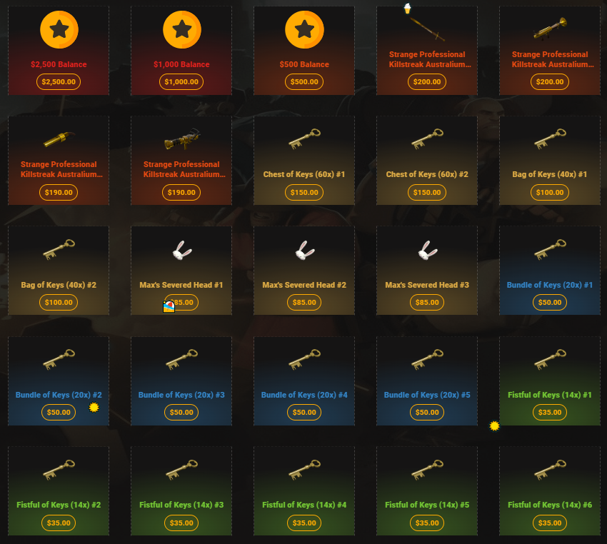 tf2huntcom's tweet image. OUR $6000 monthly raffle for @tf2huntcom
is LIVE! Check it out here: tf2hunt.com/raffle
Also join our Discord server to never miss the next giveaways! discord.gg/Dnm8XtSKHa
#TF2 #TeamFortress2