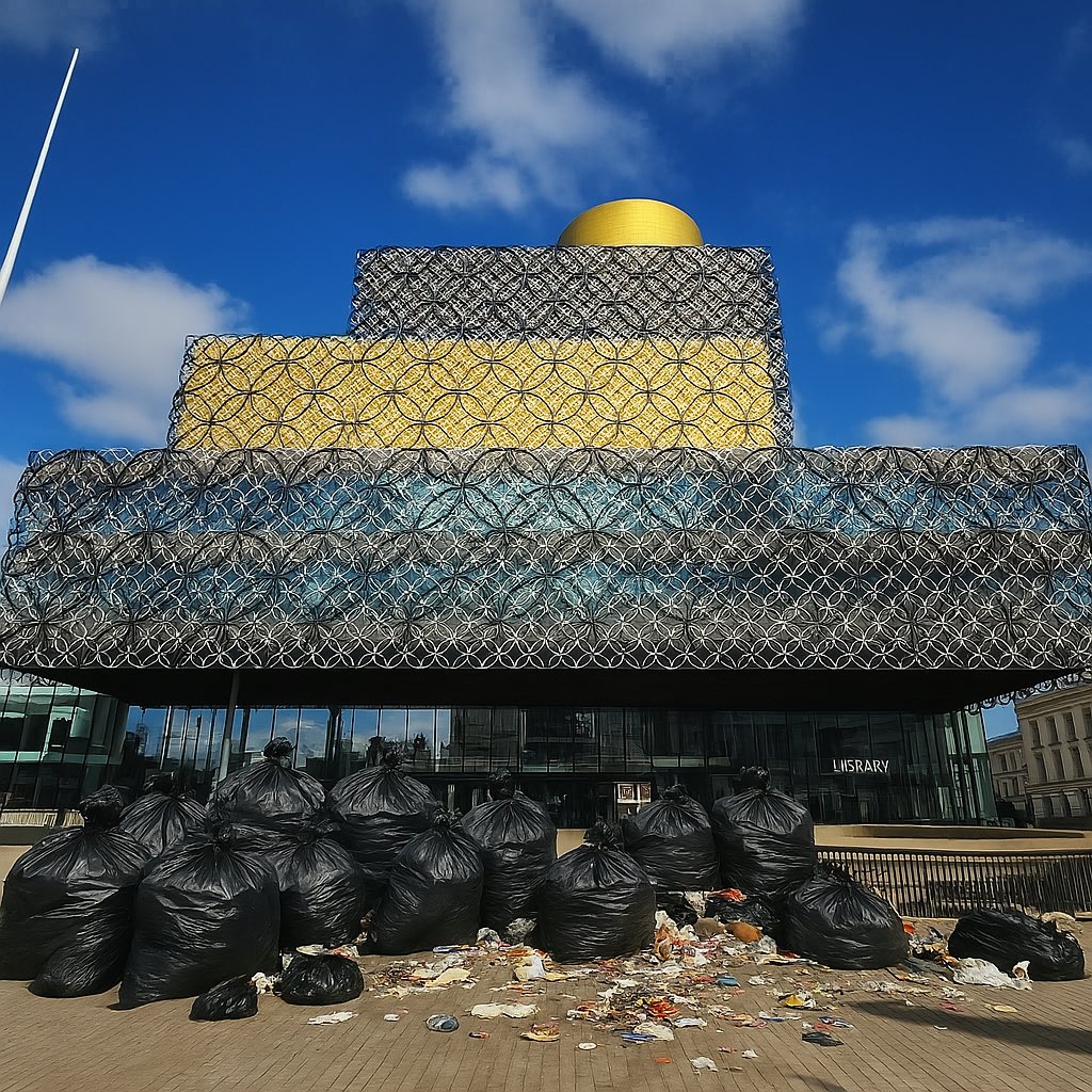 Library of Birmingham? More like Litter-ary chaos! #birmingham