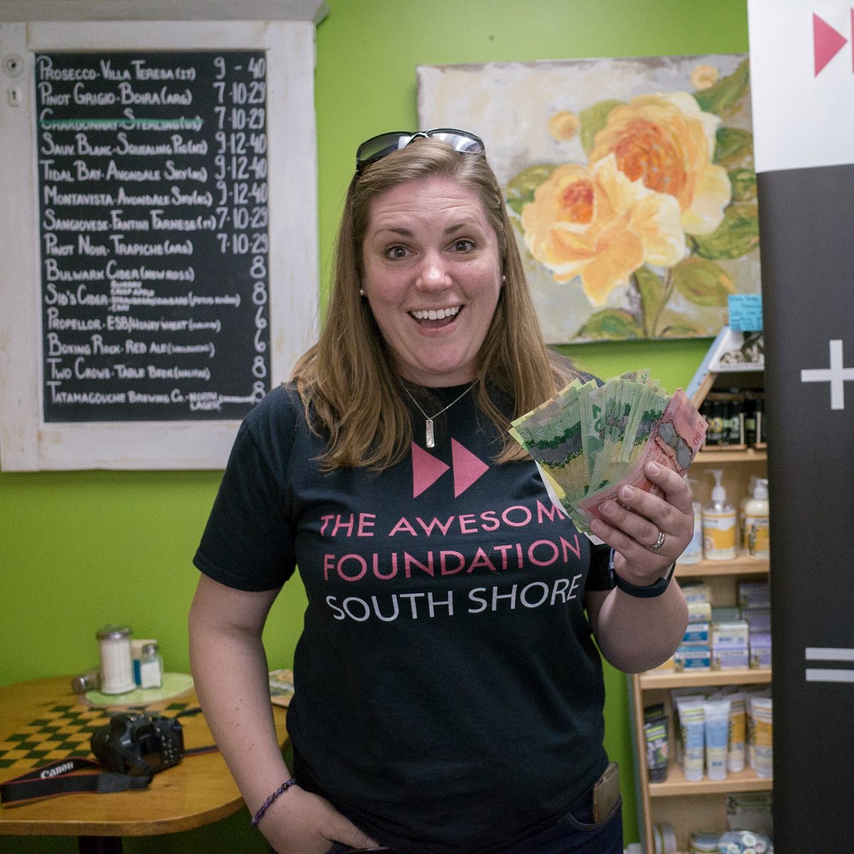 Our next no-strings-attached $1000 giveaway is coming up on Wed May 7th.  Do you have an idea for a project that would make Nova Scotia's South Shore even more AWESOME???  Pitch it at awesomesouthshore.ca by April 30th to get in on the action!