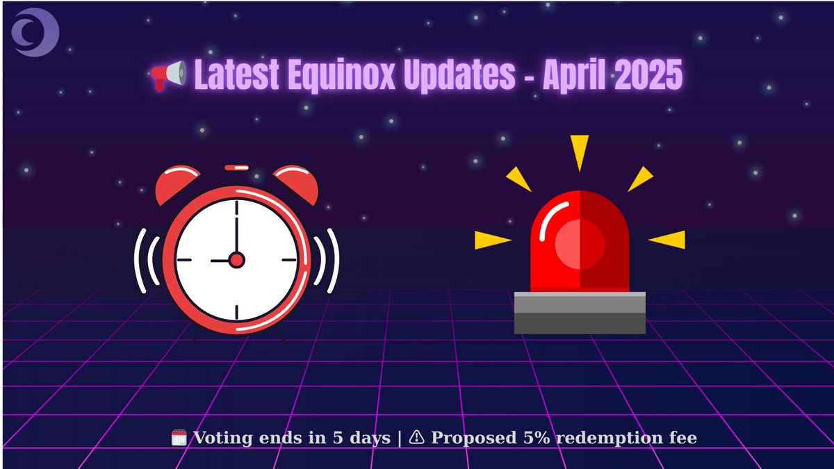 maydethadong's tweet image. In the Bribes Market, projects can add extra rewards to attract votes, boosting your potential returns.

AND

🌘According to @Eclipsefi, the current voting epoch has about 5 days remaining and is set to end around April 14, 2025.
#Equinox #EclipseFi #Web3Voting