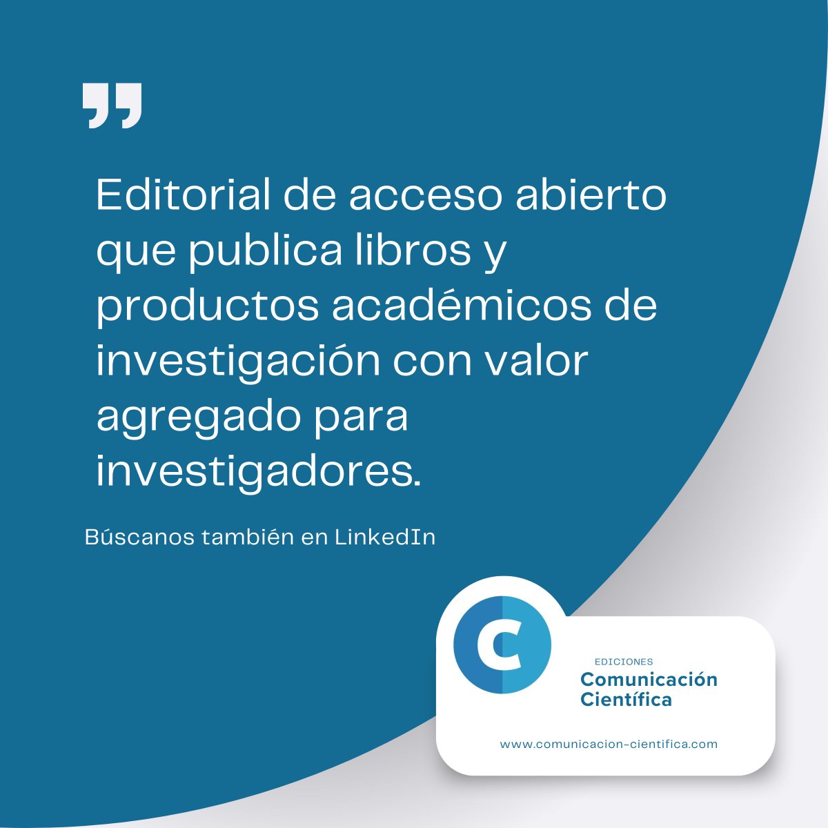 ComunidadCient2's tweet photo. 🔗 ¡Ampliamos la conversación académica!

📌 Síguenos en LinkedIn para:
✓ Tips de publicación científica con impacto
✓ Convocatorias exclusivas de cursos y talleres
✓ Contenido especializado en #DivulgaciónCientífica

👉 Conectemos profesionalmente 🔗 https://t.co/Gt8eoOjXT2 https://t.co/WAMb7WGQHz