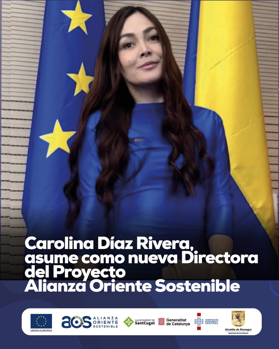 Llega a AOS un nuevo talento a la Dirección del Proyecto, la peñolense Carolina Díaz Rivera. Conozca su perfil en:
proyectoaos.com/carolina-diaz-…