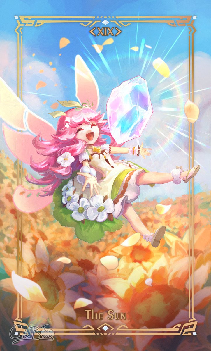 ColorBrews's tweet photo. ✦The Sun- Notte ✦ 
Dazzling Sunlight || Unbound Tarot  

#UnboundTarot #DragaliaLost #ドラガリ https://t.co/l0k5IDgBTG