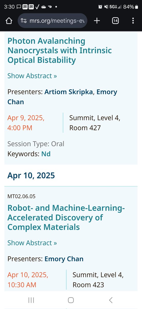 Check out my 2 talks at #S25MRS this week in Seattle!