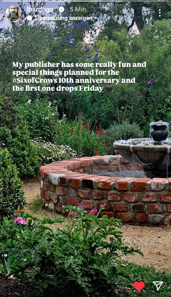 The first positive thing I heard today. Thank you Leigh 🙏🖤
#SaveShadowAndBone #SixOfCrowsSpinoff