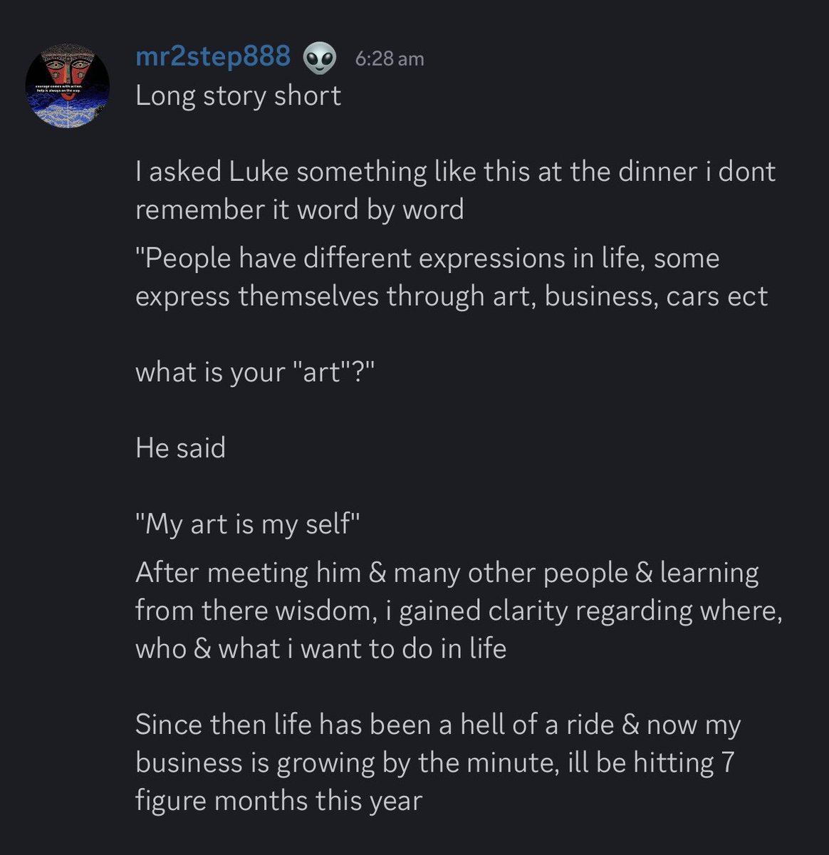 man cannot remake himself without suffering, for he is both the marble and the sculptor