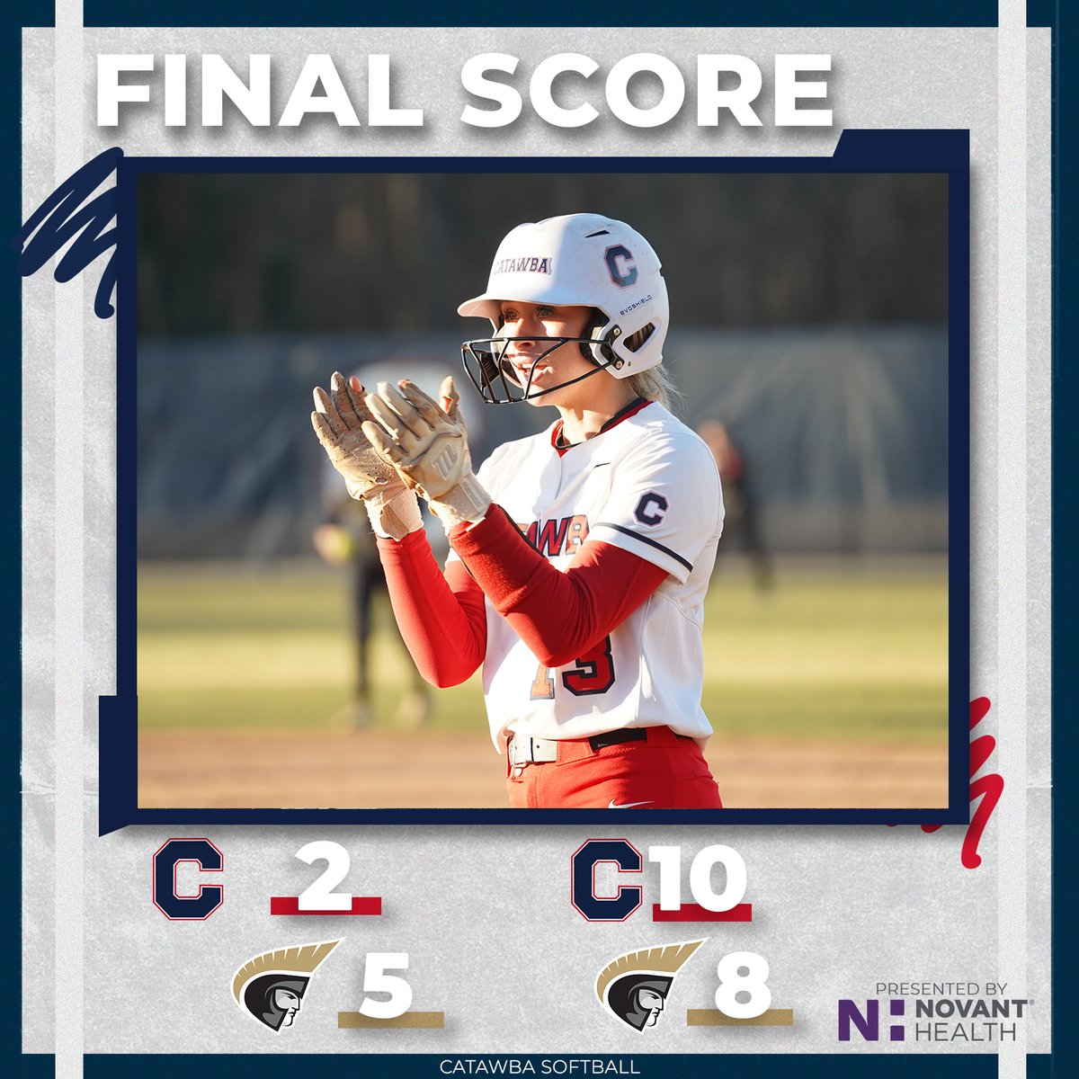 Final from Whitley Field

<a href="/CatawbaSoftball/">🥎Catawba Softball🥎</a> takes game 2 for the series split

#UpDown
