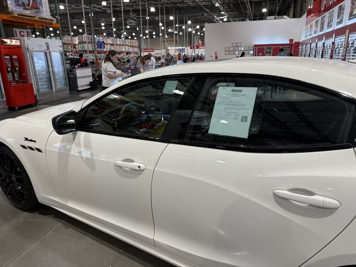 Saw this Maserati at Costco, with MSRP over $110k. Who would buy it without FSD?