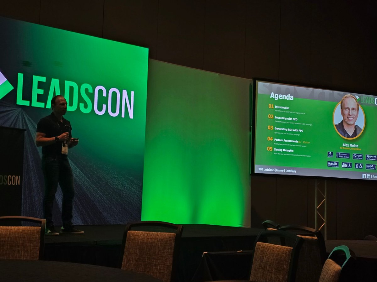 amelen's tweet photo. Had a blast at #LeadsCon! If anyone missed the session I should have the recording up in a couple of days! https://t.co/L6Tt4Bz06i