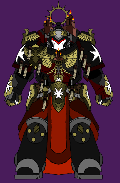 Something I made out of bordem, idk

#warhammer40k #originalcharacters