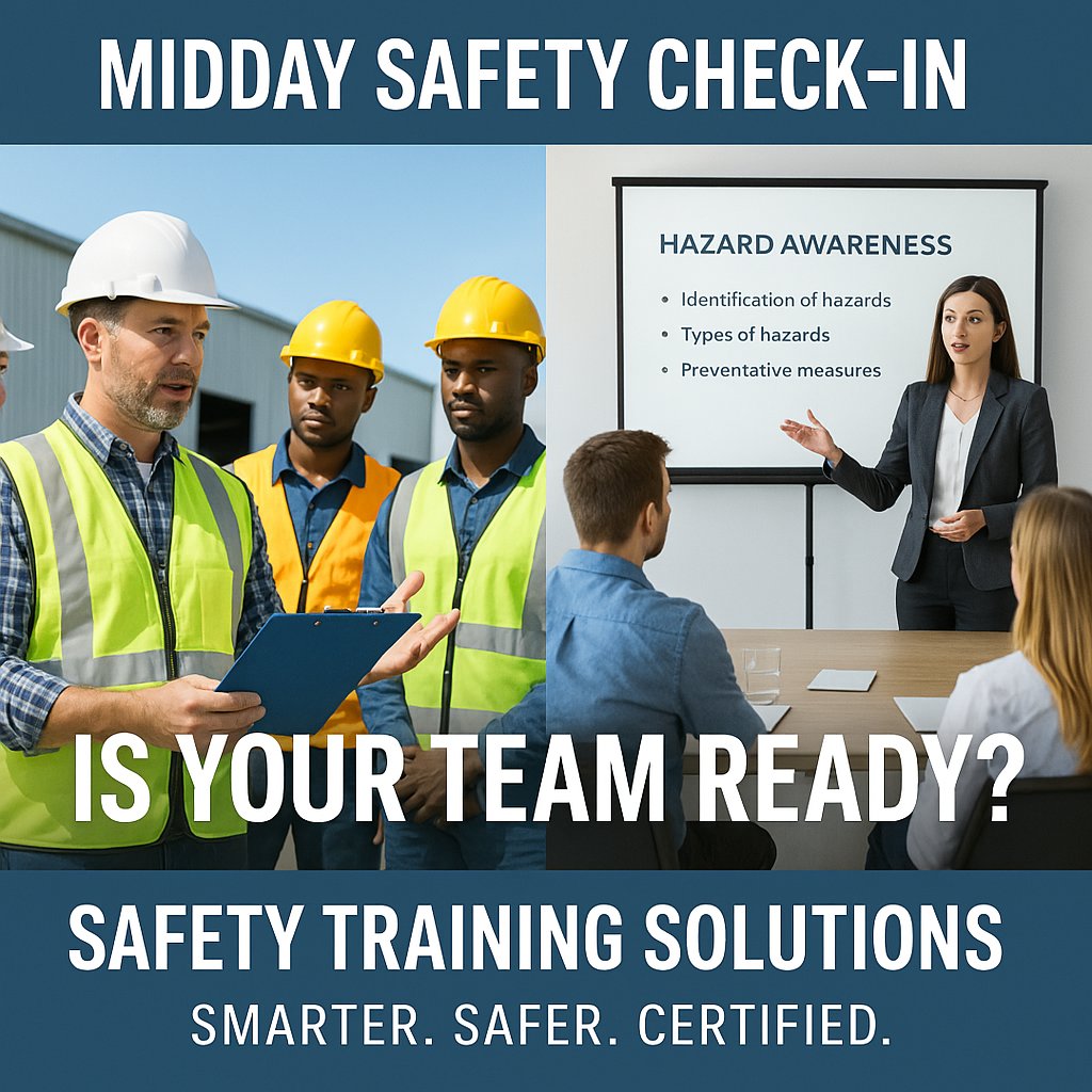 apstsolutions's tweet photo. Midday Safety Check!
Safety doesn’t stop when the clock strikes noon. Keep your team sharp, alert, and prepared with tailored training that works.
✅ Onsite &amp; online courses
✅ OSHA-certified instructors
✅ Real-world simulations
📞 Book a session today! #WorkplaceSafety #fypシ https://t.co/iyYpkkVuAp