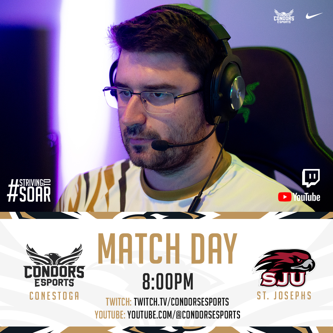 Condors Esports (@condorsesports) on Twitter photo Academy is driving onto the pitch tonight โฝ๏ธ๐
๐ <a href="/SJUHawksEsports/">Saint Josephโs Esports</a>
๐8:00PM
๐บTwitch & Youtube Academy is driving onto the pitch tonight โฝ๏ธ๐
๐ <a href="/SJUHawksEsports/">Saint Josephโs Esports</a>
๐8:00PM
๐บTwitch & Youtube