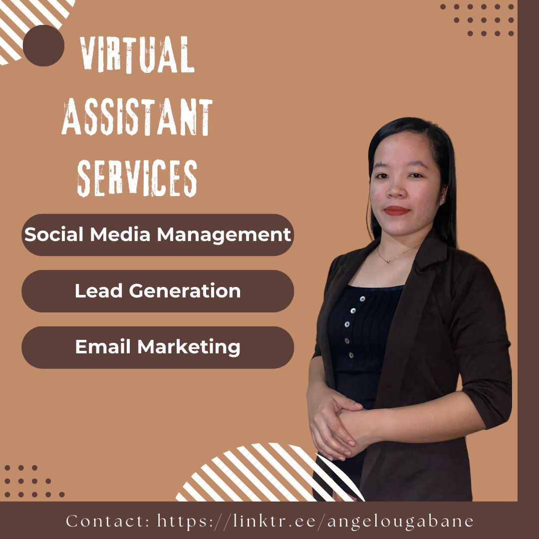 AngelouGabane's tweet photo. Helping businesses grow with expert VA services! 💻✨ Need support with social media, lead generation, or email marketing? I’ve got you covered! Let’s chat. 📩 

#VirtualAssistant #VAServices #Freelancer #SocialMediaManager #LeadGeneration #EmailMarketing #WorkSmart #RemoteWork https://t.co/TLMNAnYyi4