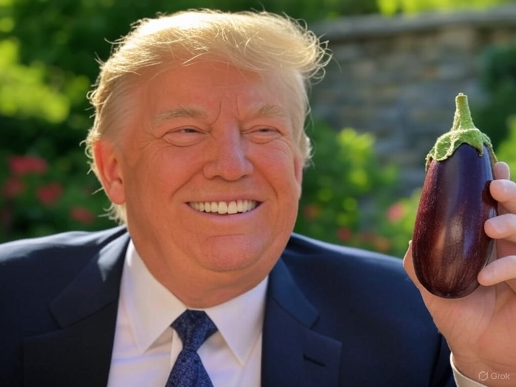 LenisOnSol's tweet photo. Trump's tariffs are like a bad breakup—you keep getting taxed on what you thought was free! Meanwhile, my $LENIS is just over here, flexing like an eggplant at a gym full of avocados: 'No tariffs on this juicy muscle, baby!' 💪💰#CryptoComedy #LENIS https://t.co/oZyGhmMPva