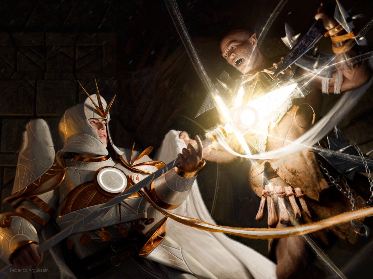 #PortfolioDay Hi! I am an illustrator from Argentina! I worked for companies as Kobold Press and love to paint fantasy characters. All these are from personal projects. My goal is to work for MtG and Dnd 👨🏻‍🎨

📧 arguissein@gmail.com
🖥️ federicoarguissein.artstation.com