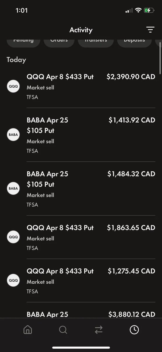 dukes8111's tweet photo. My trading career progresses
Thanks bro @Randyjonese for your trade ideas.
$baba , $qqq , $tsla , $smst https://t.co/aBlz0tWXOA