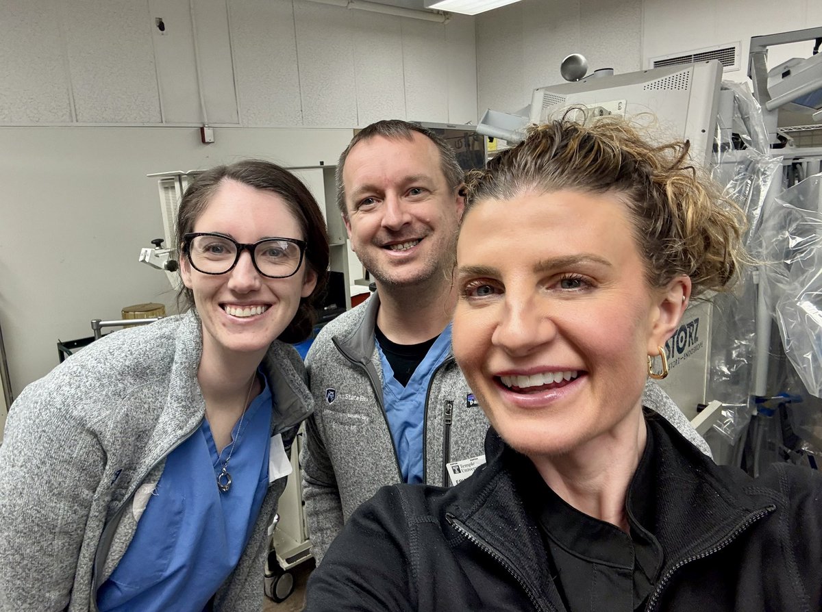 Alisa Coker, M.D. (@alisamae) on Twitter photo Another great day spreading knowledge. Robotic surgery, hernias, field trip to <a href="/TempleUniv/">Temple University</a>, receptive young residents demonstrating great potential AND interested in MIS - what more could this robotic hernia girl want? 😊
<a href="/ericpaulimd/">Eric Pauli</a>
#roboticsurgery #hernia #surgicaleducation Another great day spreading knowledge. Robotic surgery, hernias, field trip to <a href="/TempleUniv/">Temple University</a>, receptive young residents demonstrating great potential AND interested in MIS - what more could this robotic hernia girl want? 😊
<a href="/ericpaulimd/">Eric Pauli</a>
#roboticsurgery #hernia #surgicaleducation