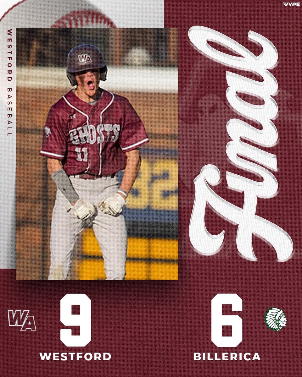 WA (2-0) beats Billerica 9-6.
<a href="/TheWAGhosts/">WA Athletics</a> <a href="/DCLBaseball/">Dual County League Baseball</a> <a href="/BostonHeraldHS/">Danny Ventura</a> <a href="/BGlobeSports/">Boston Globe Sports</a> <a href="/GlobeLars/">Craig Larson</a> <a href="/hurley_burly/">Christopher Hurley</a> <a href="/BrianRoachJr/">Brian Roach, Jr.</a> <a href="/BrendanKurie/">Brendan Kurie</a>