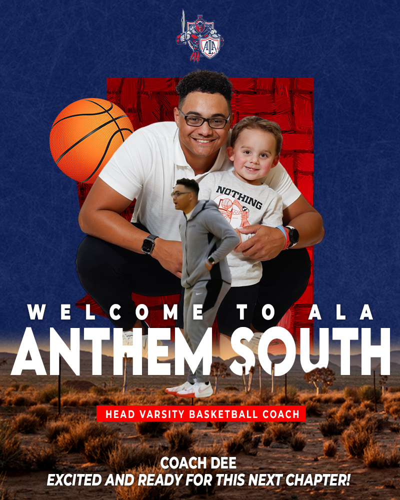 Officially the new Head Boys Basketball Coach at ALA Anthem South 🏀
Grateful for this opportunity. Thank you Mountain Pointe &amp; Coach KP, and Chaparral HS for shaping my journey.
Let’s build something special. #TitansBasketball #CoachDee #NextChapter #ALAanthemSouth
