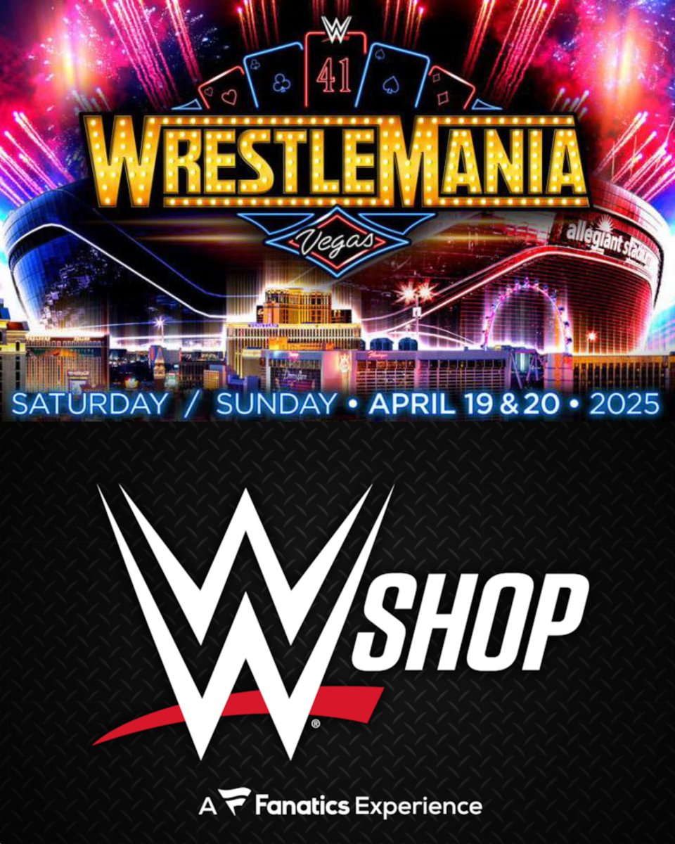 🚨SURPRISE GIVEAWAY‼️

with #WrestleMania right around the corner.. one lucky recipient will win a $50 <a href="/WWEShop/">WWEShop.com</a> gift card.

rules to enter:
•must be following me
•like + RT this tweet
•reply with which match you’re most excited for.

giveaway ends NEXT FRIDAY, 4.18.25!